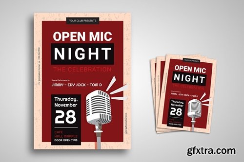 Stand Up Comedy Promo Flyer