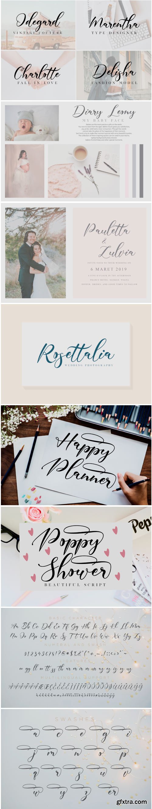 Poppy Shower Font