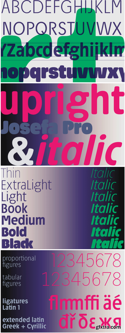 Josefa Pro Font Family