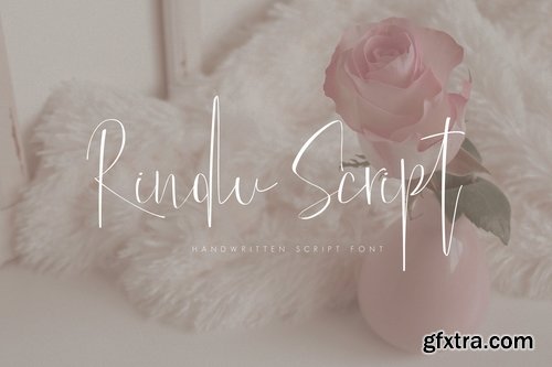 Rindu Script Font