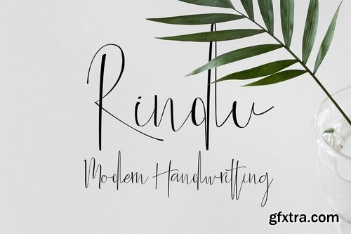 Rindu Script Font