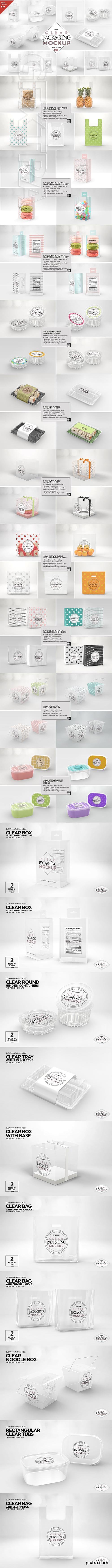 CreativeMarket - 08 Clear Container Packaging Mockups 3762467