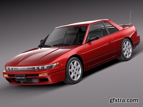 Nissan Silvia K S13 1989–1994 3d Model