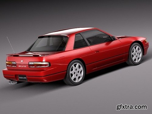 Nissan Silvia K S13 1989–1994 3d Model