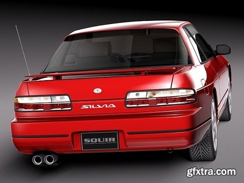 Nissan Silvia K S13 1989–1994 3d Model