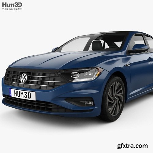 Volkswagen Jetta SEL Premium US-spec 2018 3D Model