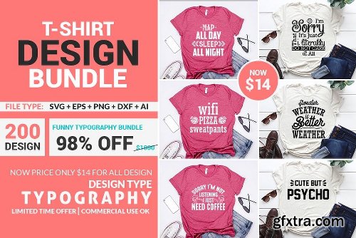 CreativeMarket 1200+ Tshirt Design Mega Sale 3625889