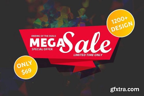 CreativeMarket 1200+ Tshirt Design Mega Sale 3625889