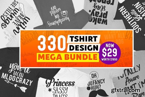 CreativeMarket 1200+ Tshirt Design Mega Sale 3625889