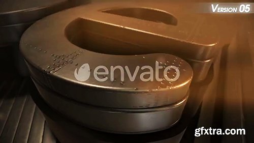 Videohive LED Gold Title 23372526