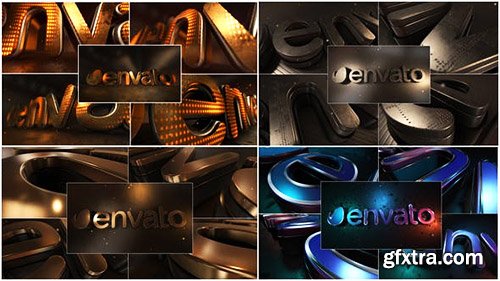 Videohive LED Gold Title 23372526