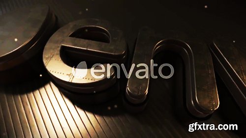 Videohive LED Gold Title 23372526