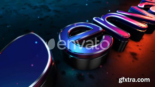 Videohive LED Gold Title 23372526