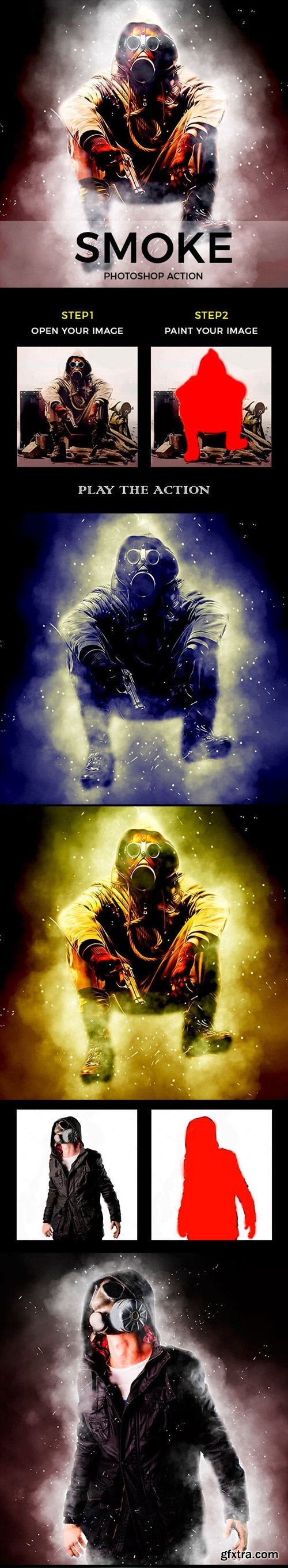 Graphicriver - Smoke Photoshop Action 20971221