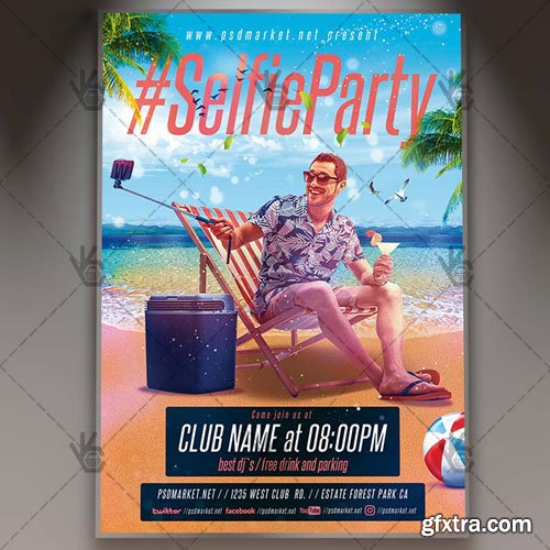 SELFIE PARTY NIGHT FLYER – PSD TEMPLATE