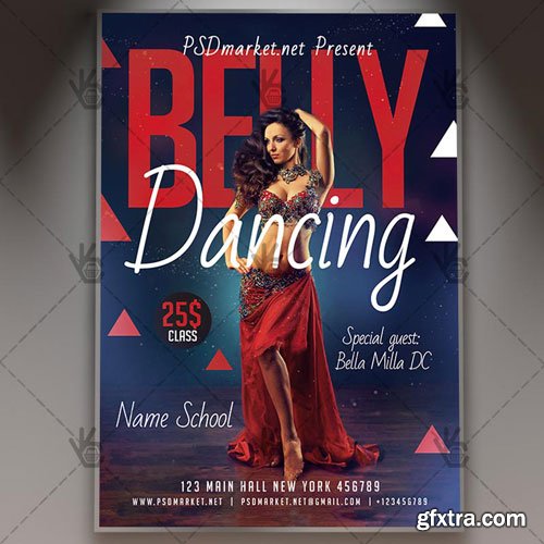 BELLY DANCING FLYER – PSD TEMPLATE