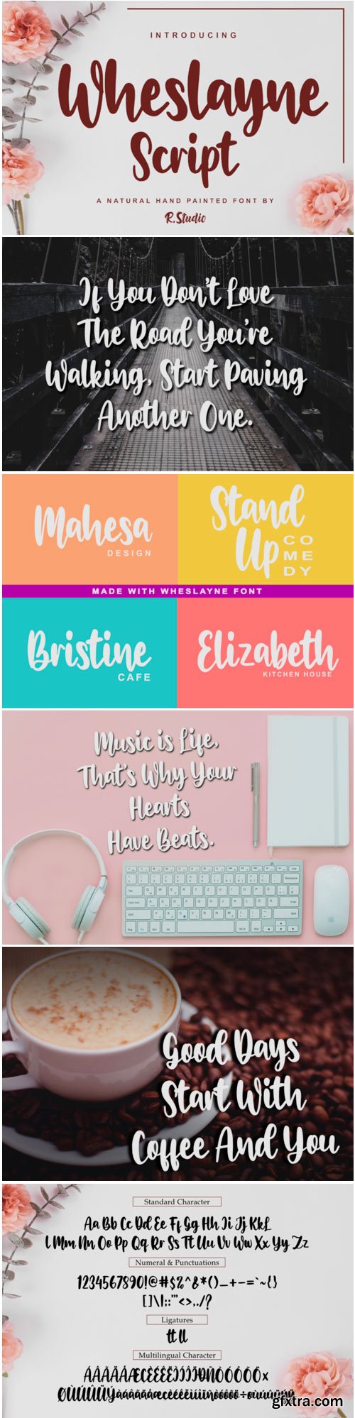 Wheslayne Script Font