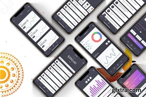 Financial App UI Mobile Kit - H