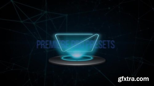 MotionArray Hologram Text Transition Premiere Pro Presets 230493