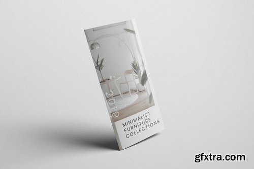 Interior Design AI and PSD Trifold Brochure