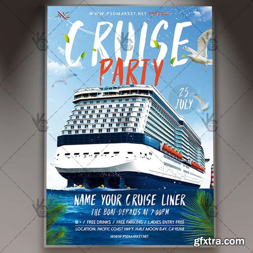 CRUISE FLYER – PSD TEMPLATE