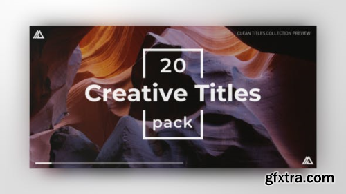 VideoHive Simple Minimal Titles 23143312