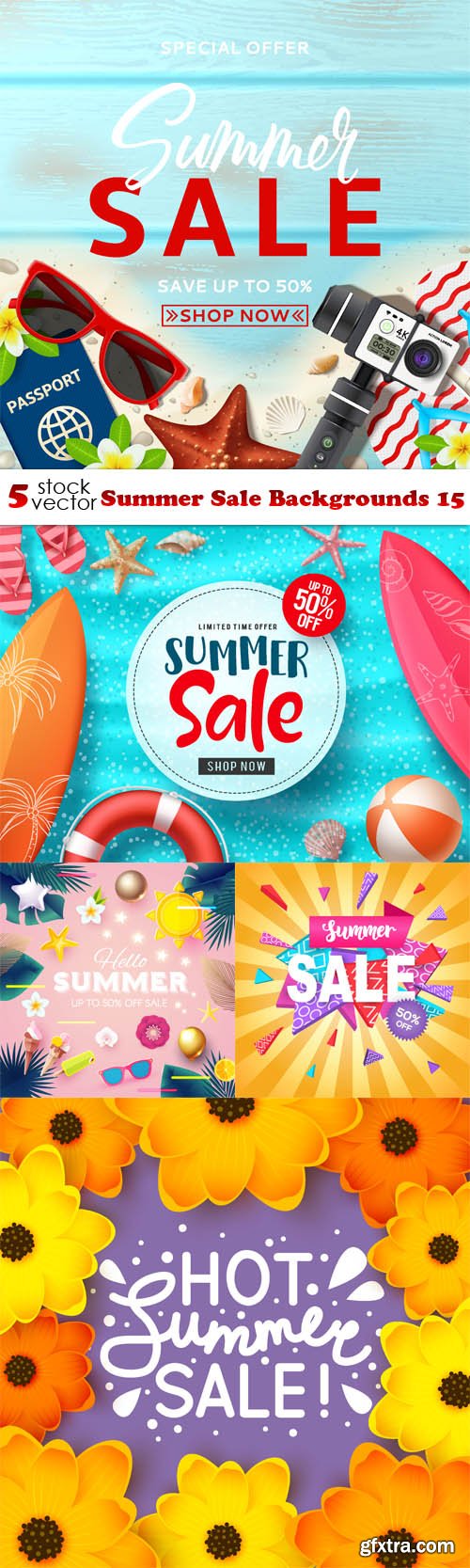 Vectors - Summer Sale Backgrounds 15