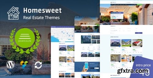 ThemeForest - HomeSweet v1.2 - Real Estate WordPress Theme 20560953