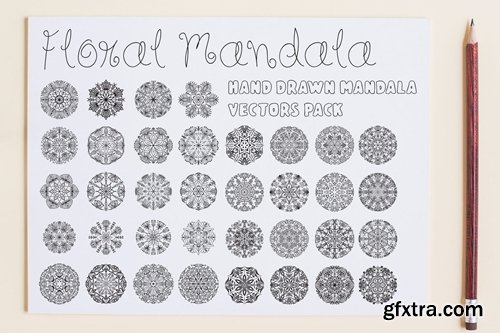 Floral Mandala Vector Pack