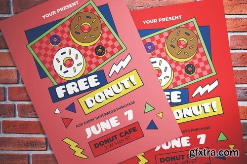 Free Donut Flyer