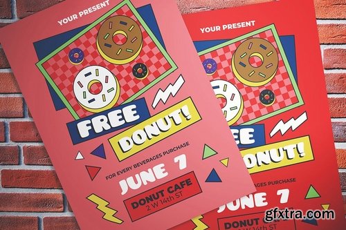 Free Donut Flyer