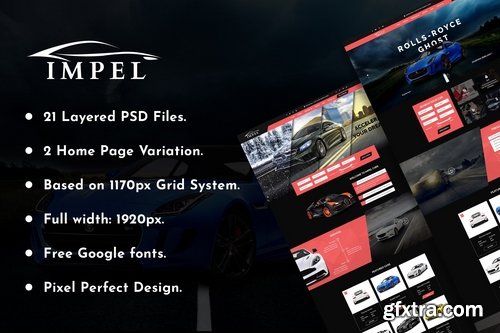 IMPEL Car Dealer PSD Template