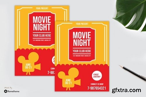 Movie Night Flyer vol. 02
