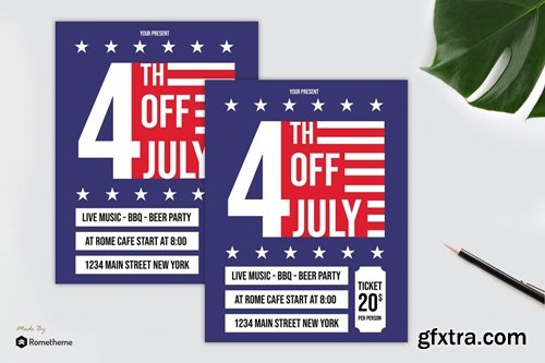 4th Of July Flyer vol. 01