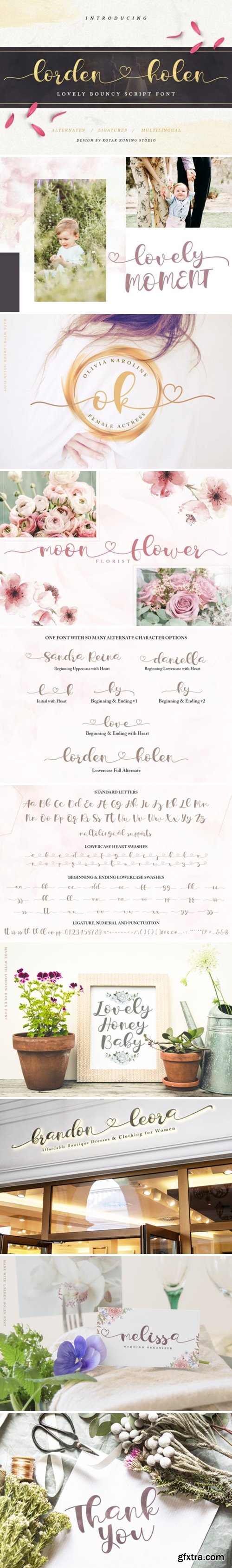 CM - Lorden Holen Lovely Script 3651889