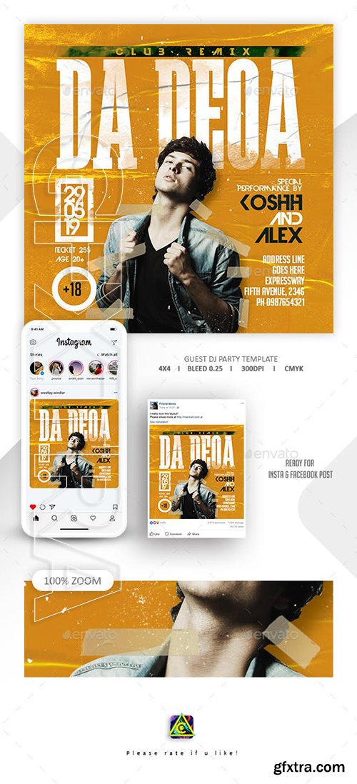 GraphicRiver - Dj Tour Flyer Template 23778584