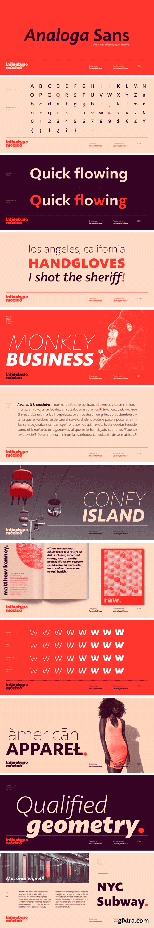 Analoga Sans Font Family