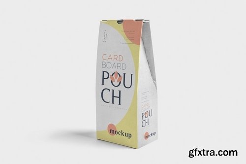 Cardboard Pouch Mockups