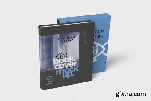 Book Cover & Slide Case Mockups