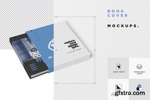 Book Cover & Slide Case Mockups