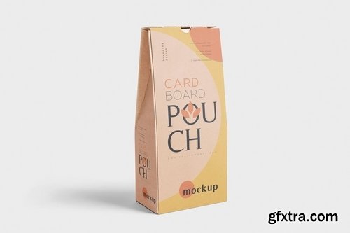 Cardboard Pouch Mockups