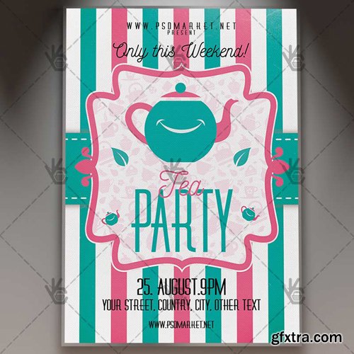 High Tea Party Flyer – PSD Template