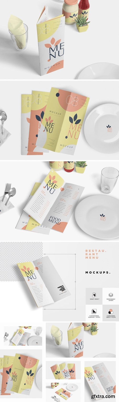 CM - Food Menu Book Mockups 3513670