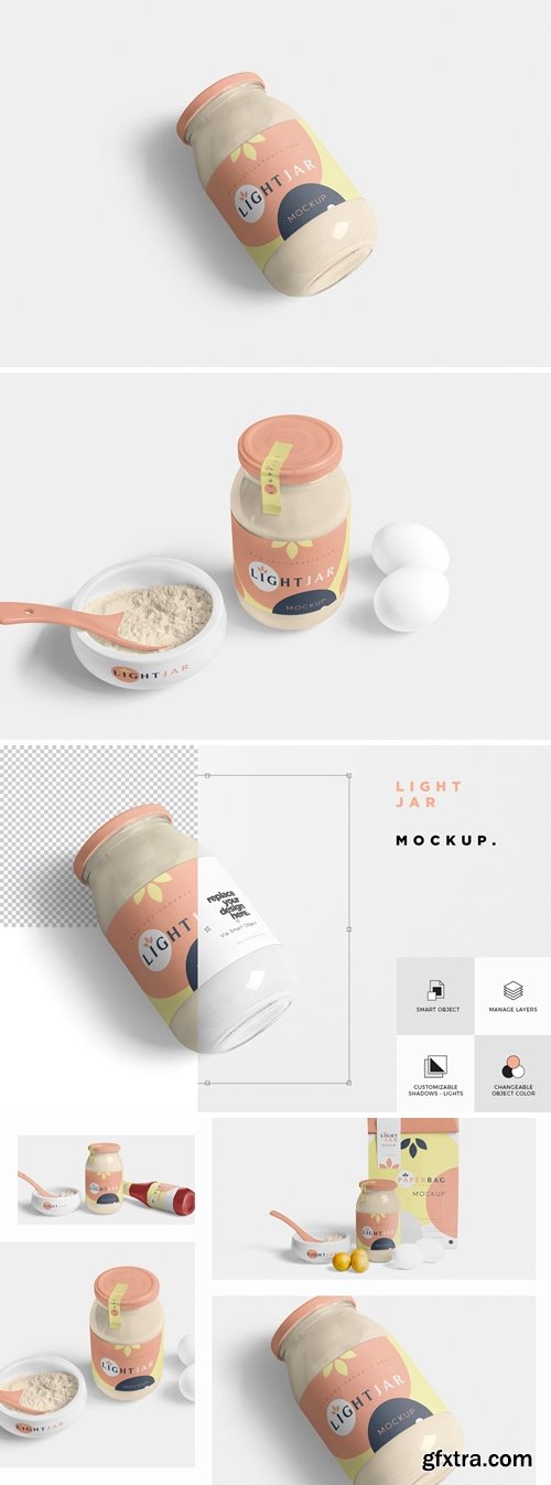 CM - Glass Jar mockups 3483241