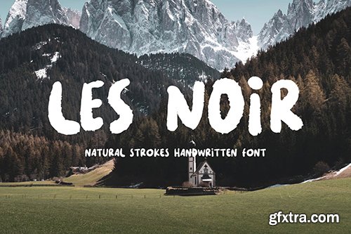 LES NOIR - Handwritten Font