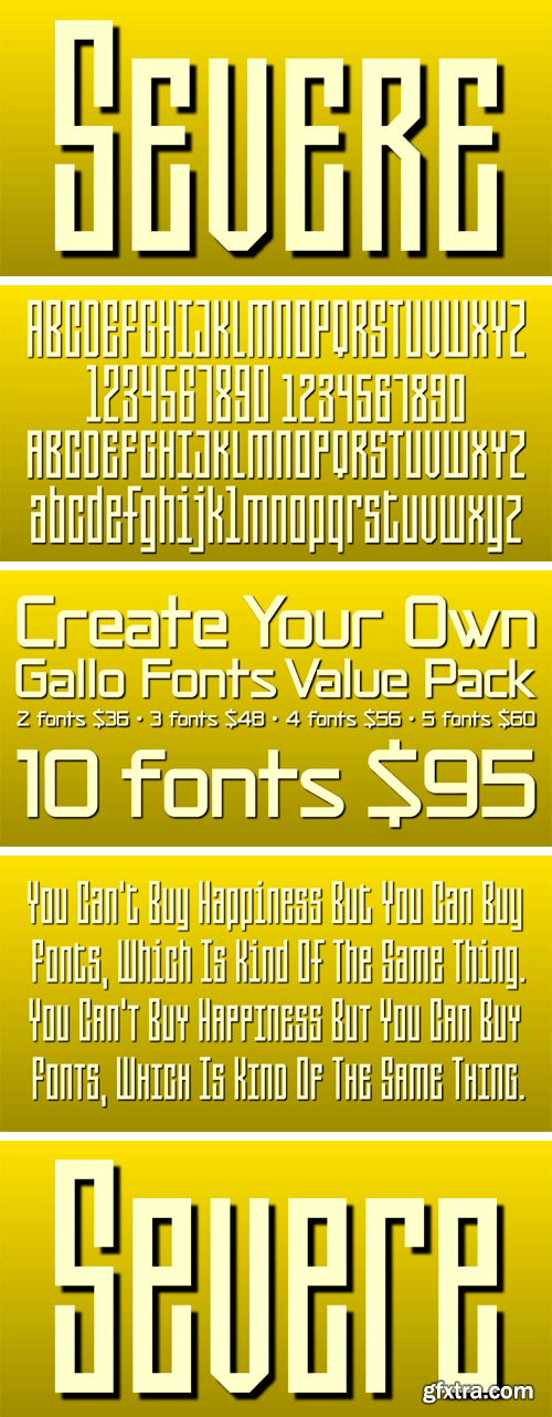 Severe Font Family