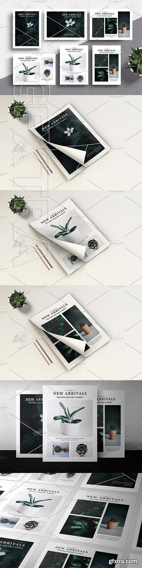 CreativeMarket - Postcard Template V913 3196602