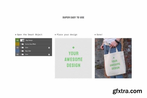 Canvas Bag Mockups Pack - City Park Edition