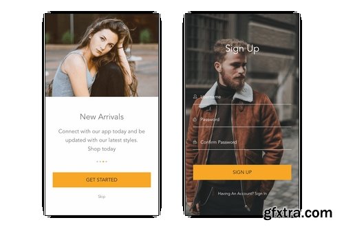 Shoppy - Ecommerce Mobile App for Adobe XD