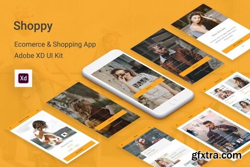 Shoppy - Ecommerce Mobile App for Adobe XD